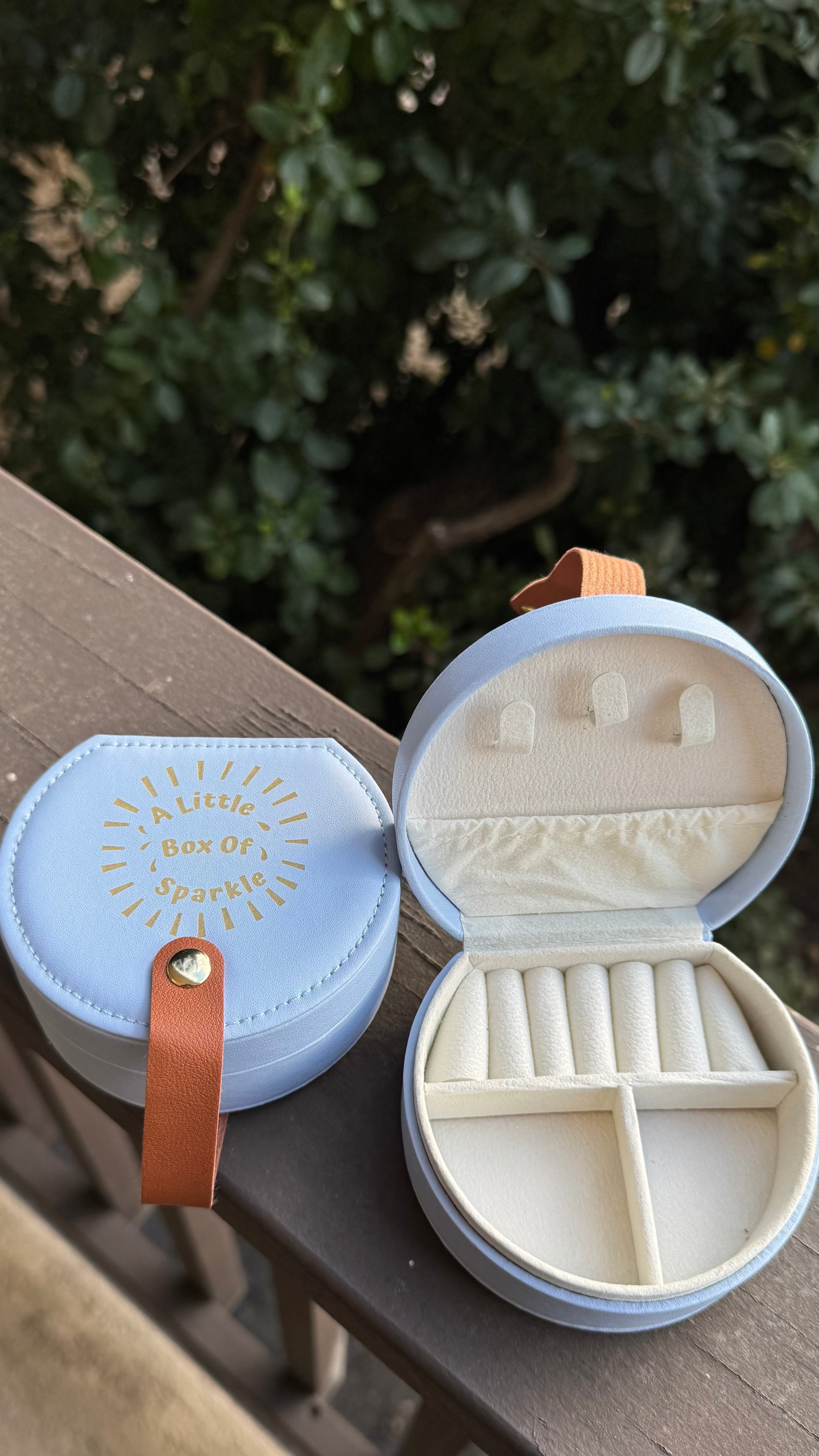 Personalized travel Jewelry Box