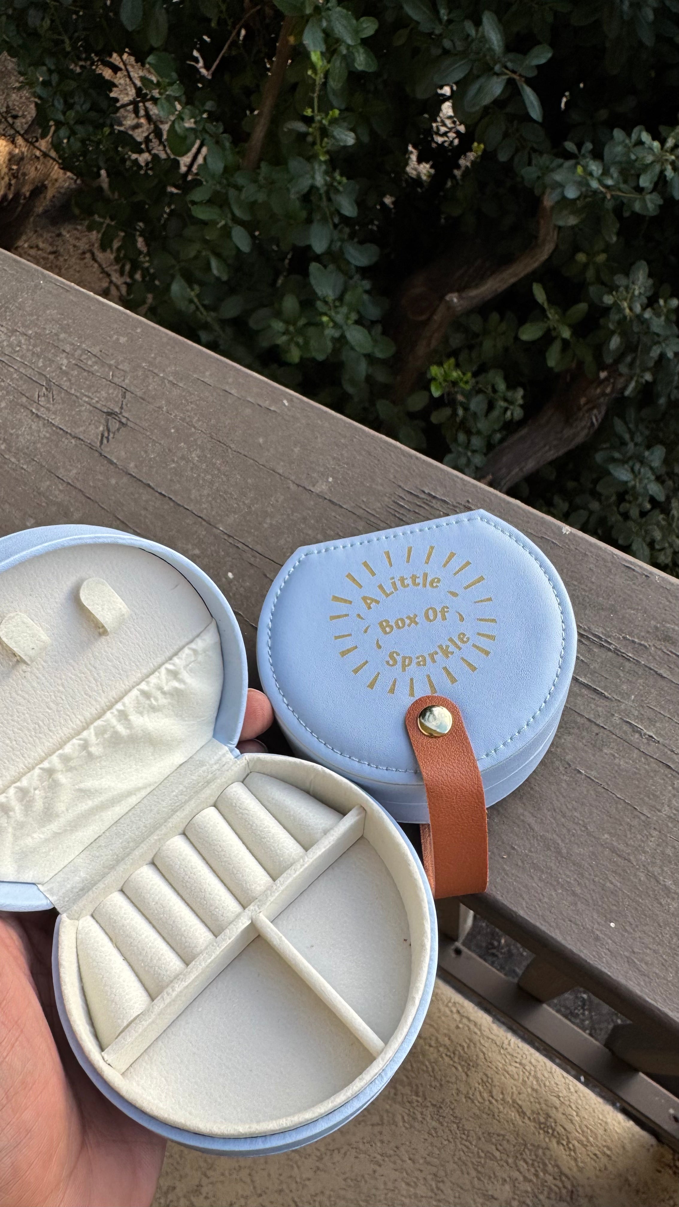 Personalized travel Jewelry Box