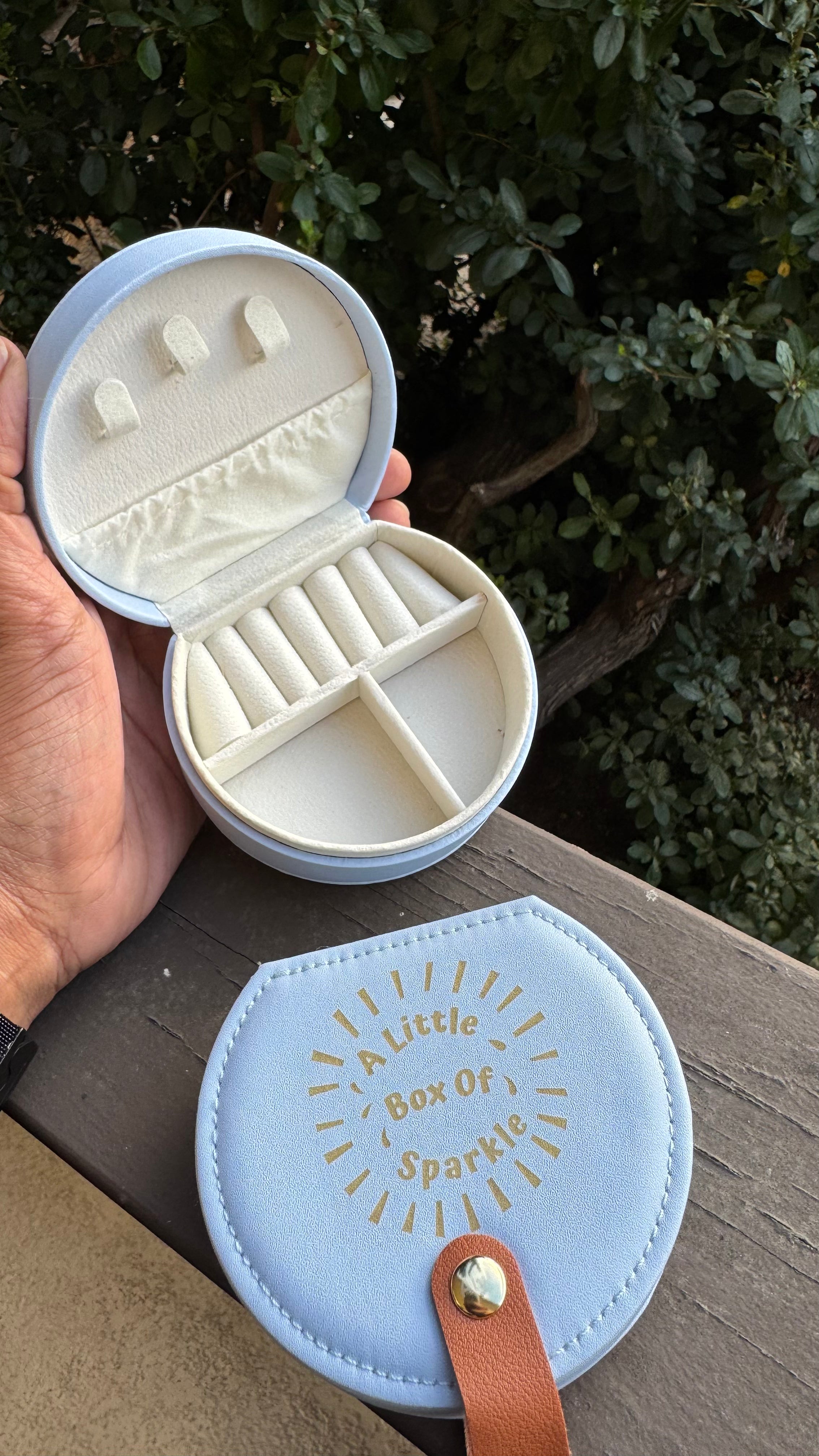 Personalized travel Jewelry Box