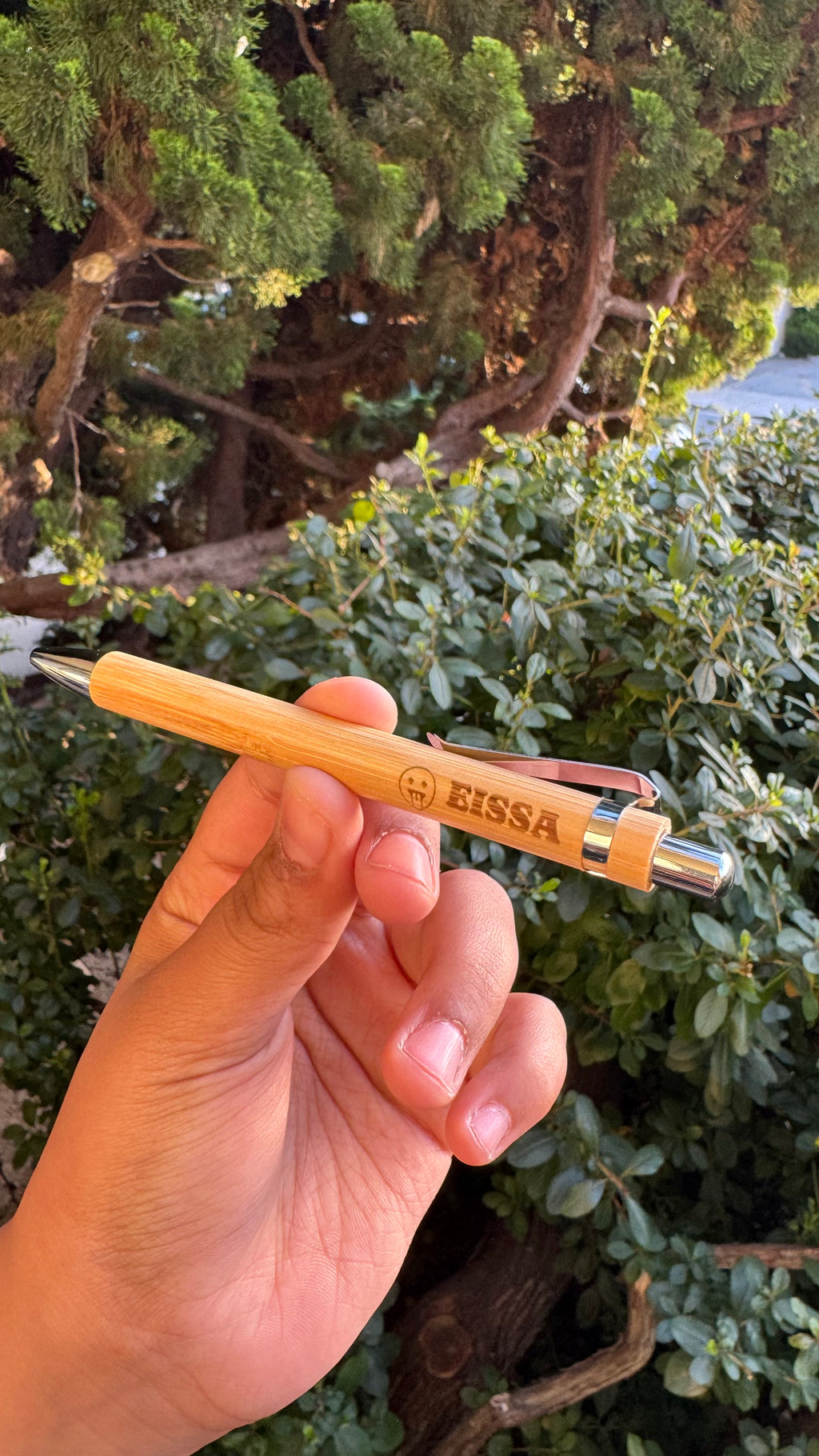 Personalized Bamboo Pen with Custom Name