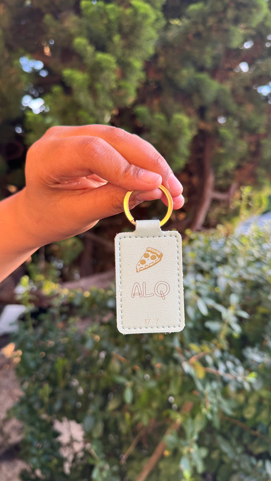 Personalized Leather Keychain- Custom Name, Initials or Design