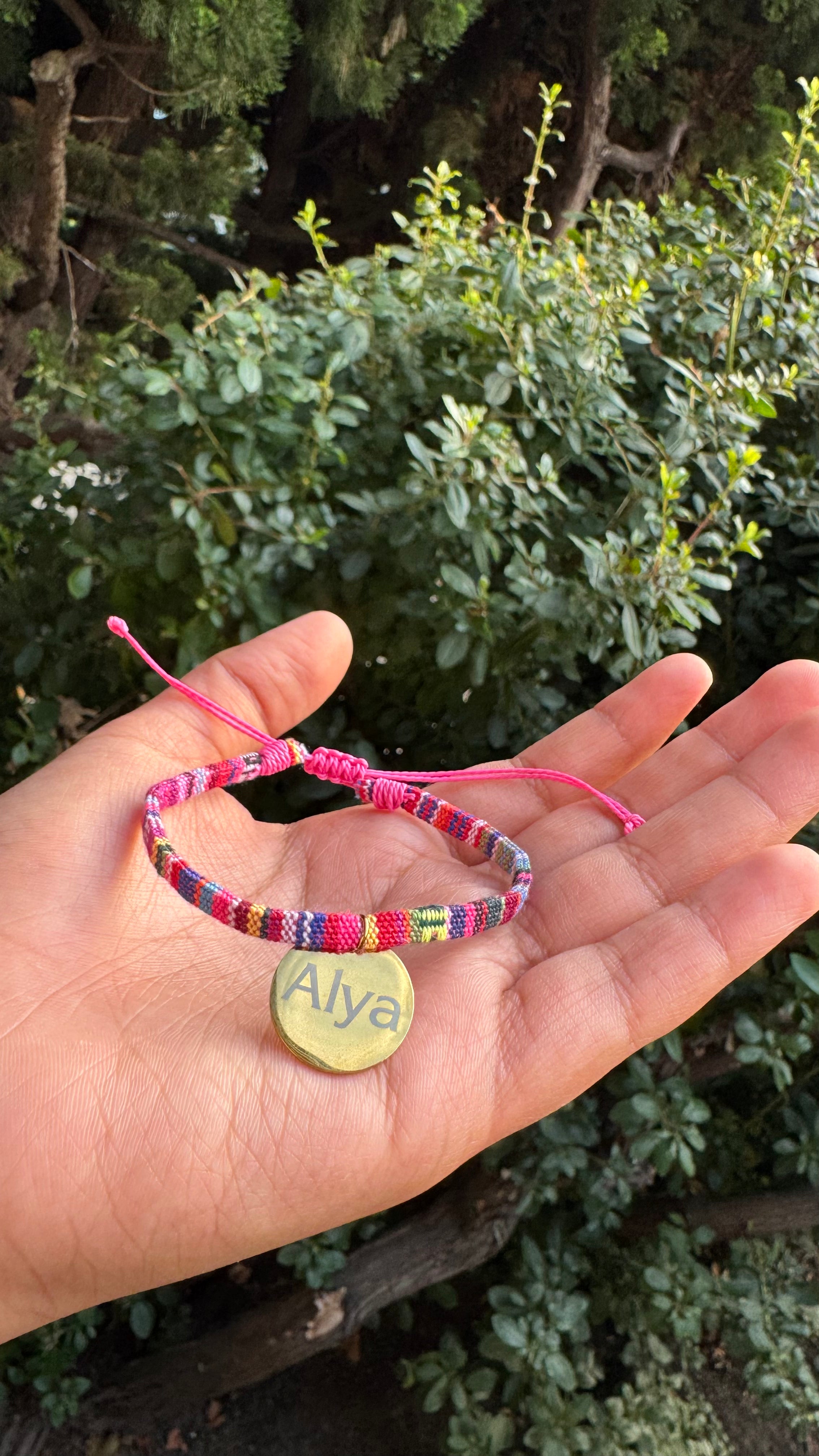 Personalized Bracelet multi color Adjustable Handmade Braided Bracelet