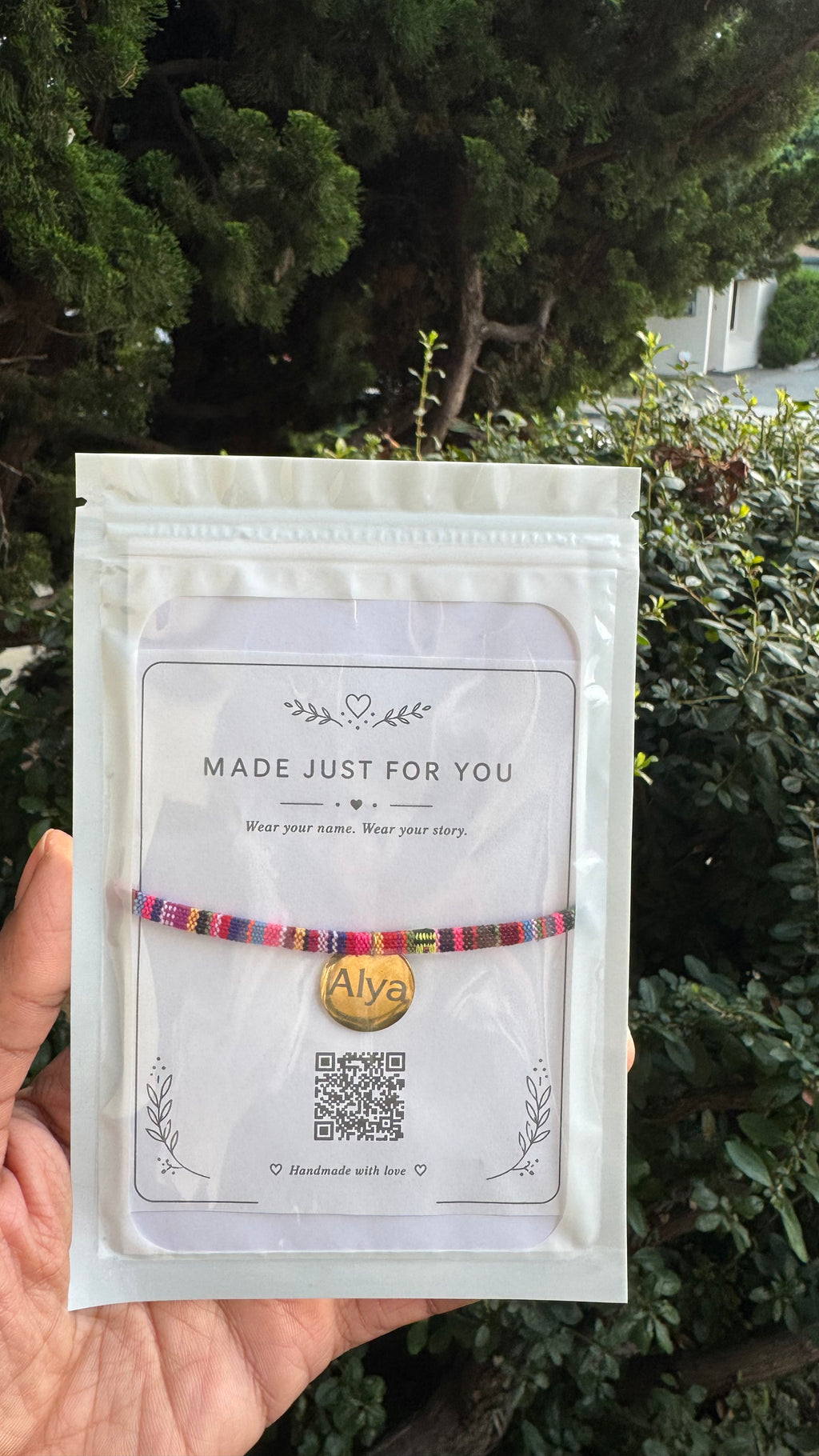 Personalized Bracelet multi color Adjustable Handmade Braided Bracelet
