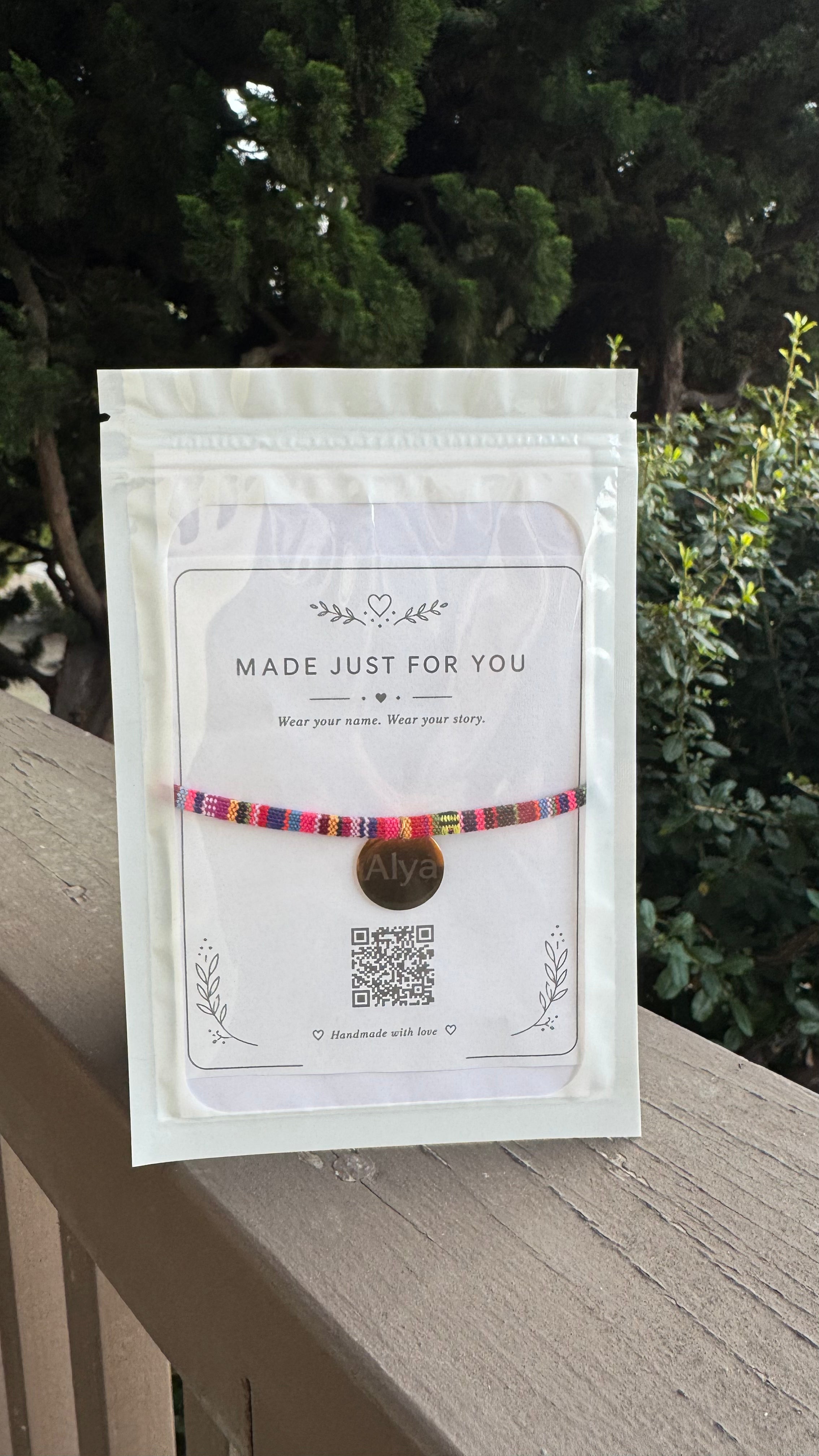 Personalized Bracelet multi color Adjustable Handmade Braided Bracelet