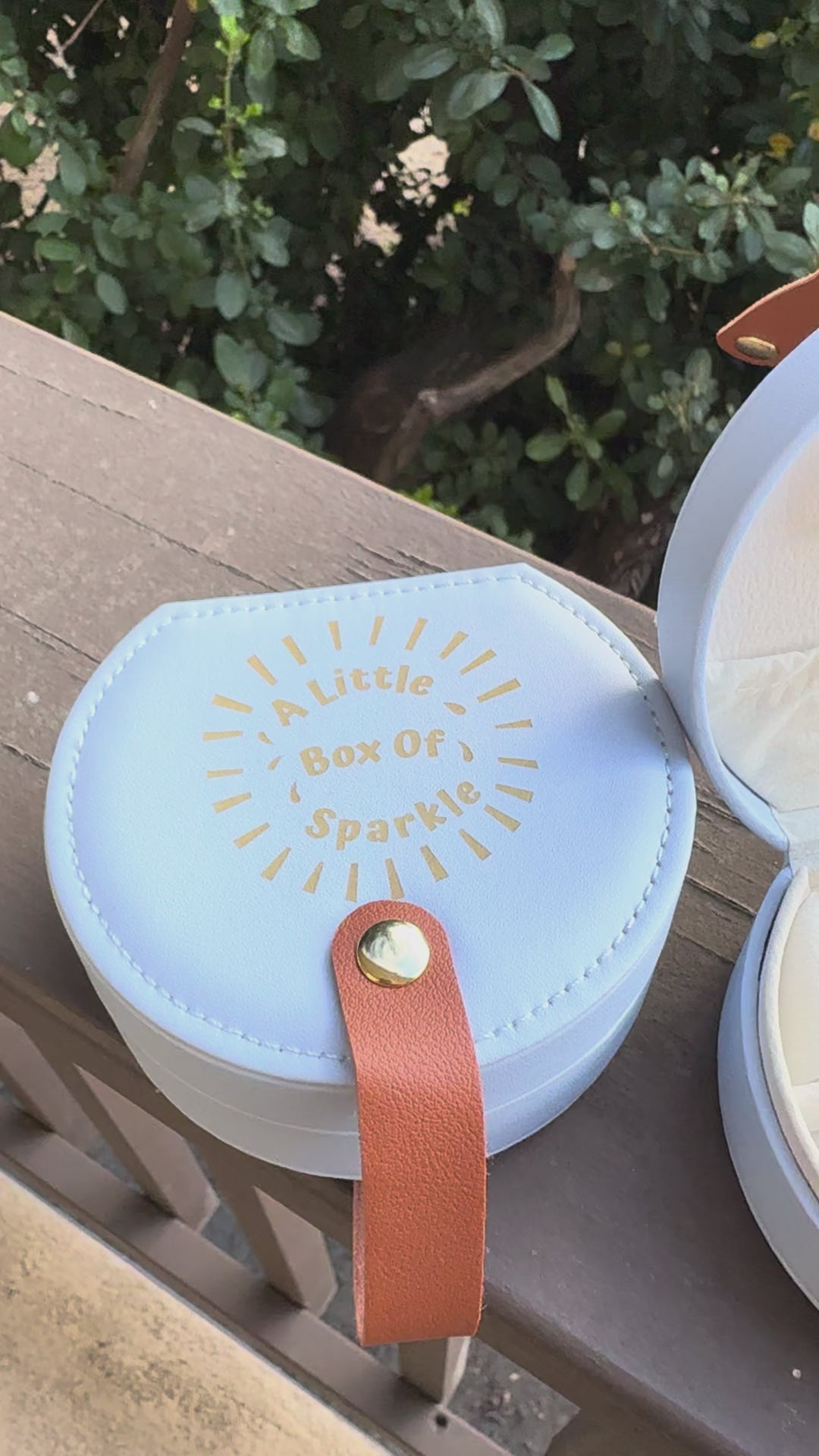 Personalized travel Jewelry Box