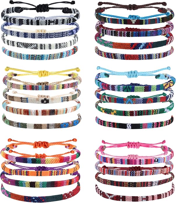 Personalized Bracelet multi color Adjustable Handmade Braided Bracelet